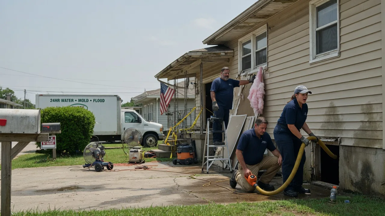 Water Damage Repair in Mcdougal, AR near me